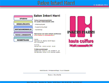Tablet Screenshot of inkeriharri.fi